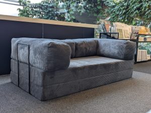 Sofa-Lova Sorbone Pilka pagrindine